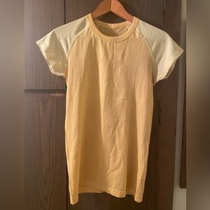 lululemon athletica Yellow Long Sleeve Tee